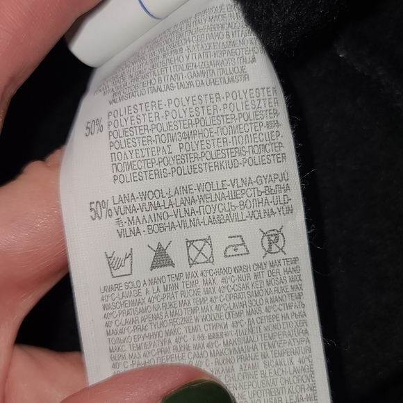 NWOT Rinascimento Black sequin wool blazer Jacket S - Picture 8 of 17